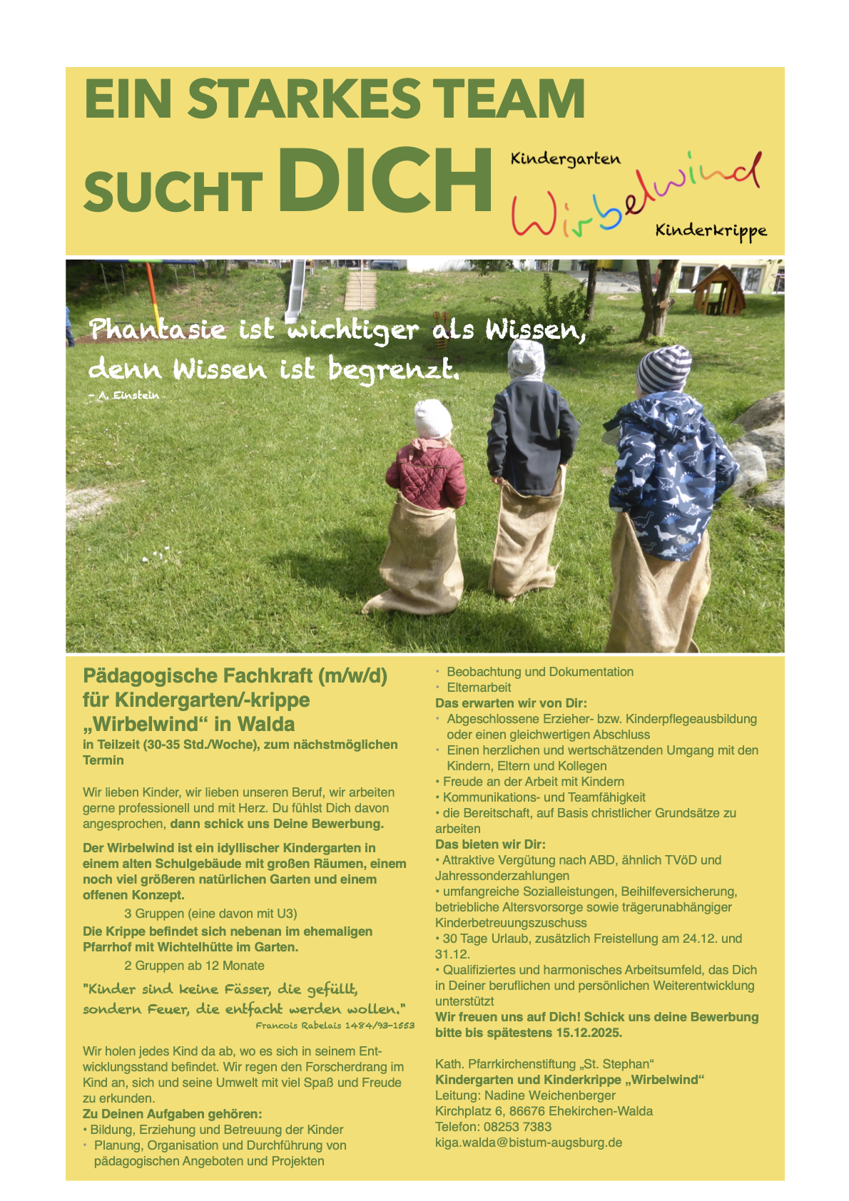 202511 Stellenausschreibung Fachkraft